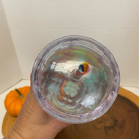 Starbucks Rainbow 🌈 Frosted Water Drink Tumbler NWT - Picture 2 of 8